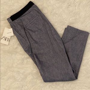 Zara blue ankle pants